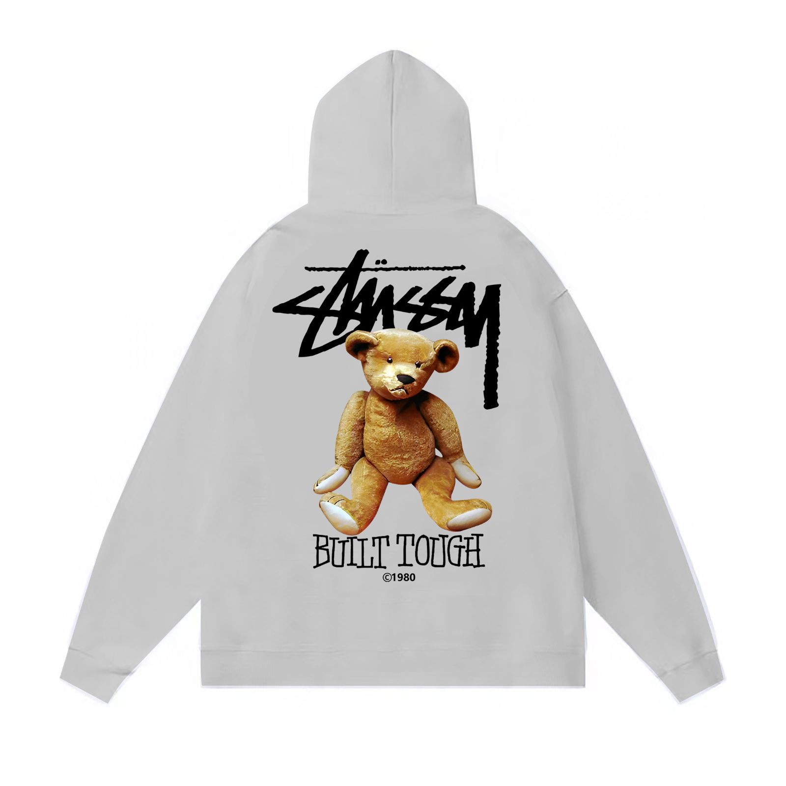 STUSSY SS23 ロゴ小熊フーディ 男女兼用 5色