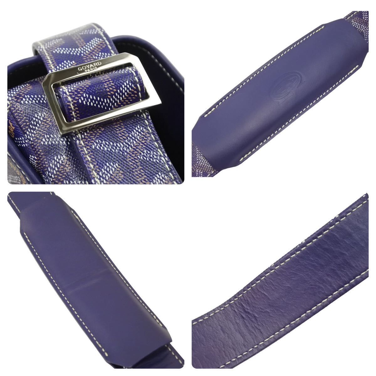 極美品 GOYARD GRAND BLEU GM ゴヤール グランブルーGM ショルダー
