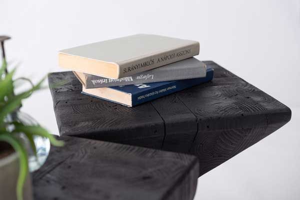 パイン古材 のアートなマルチサイドテーブル