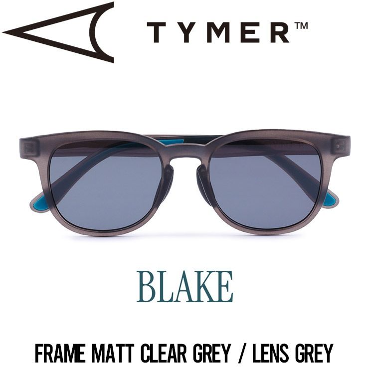 サングラス TYMER タイマー BLAKE ブレイク Matt Clear Grey/Grey TY101-MCG-GRY 日本代理店正規品