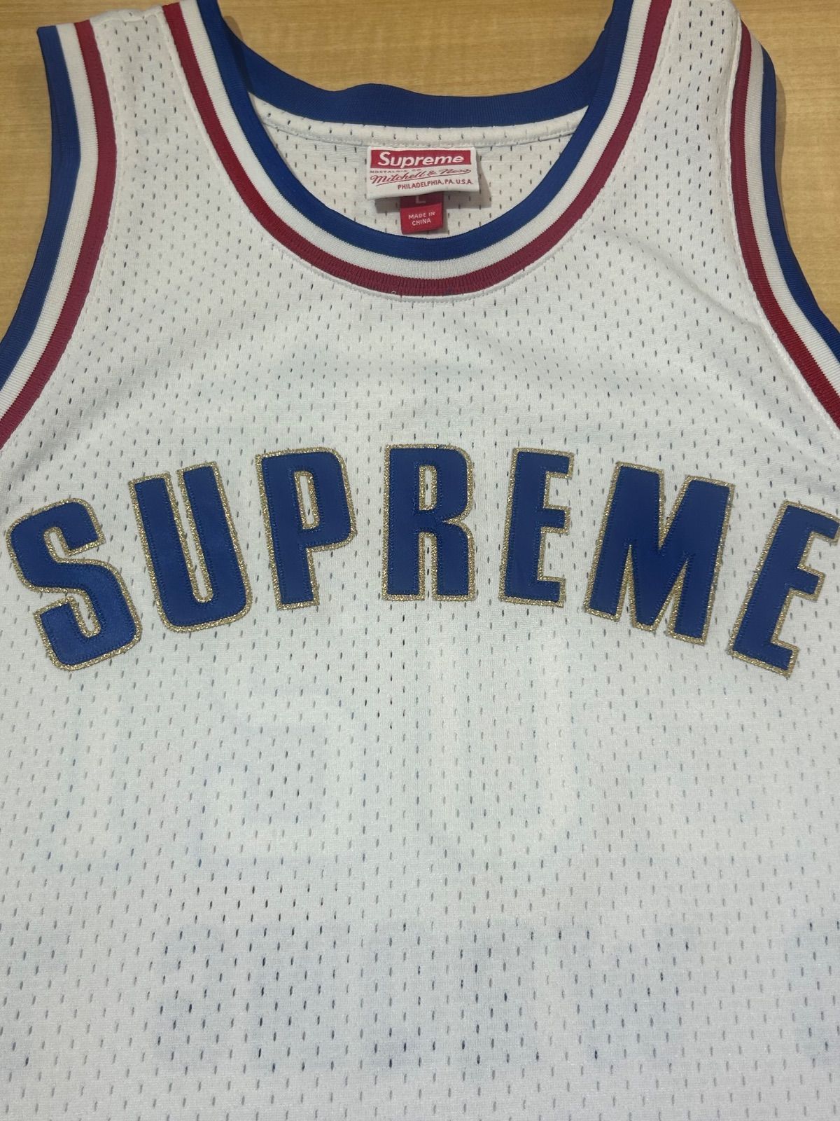 Supreme バスケットボールシャツMitchell & Nessコラボ Supreme バスケットボールシャツMitchell & Nessコラボ