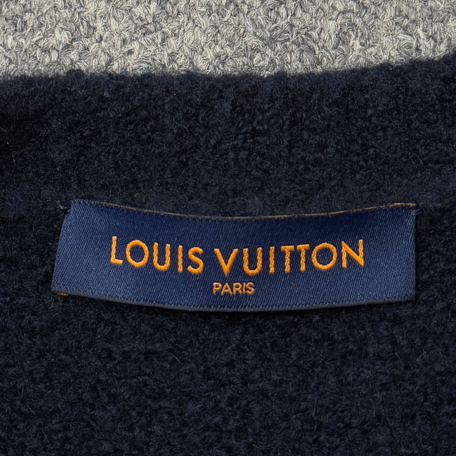 国内正規 LOUIS VUITTON インタルシアクルーネックセーター ロゴニット 