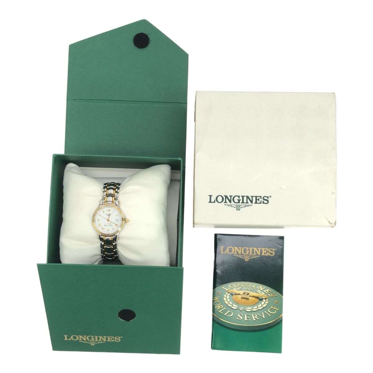 LONGINES ロンジン 文字盤白 ゴールド/シルバーカラー Golden