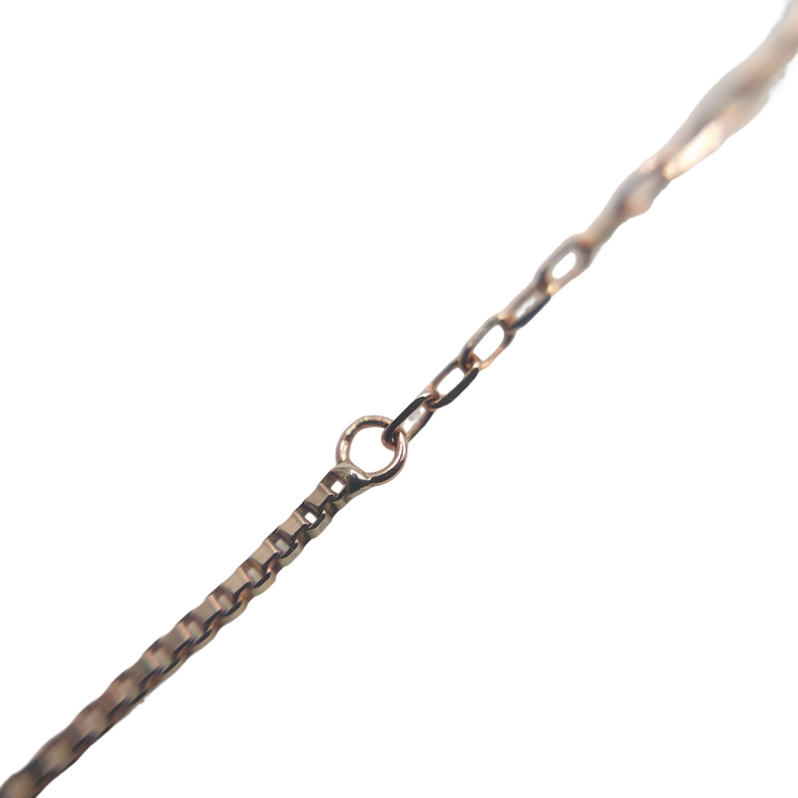 ◇美品◇agete【アガット】K10チェーンネックレス 最長約60㎝ スライド 