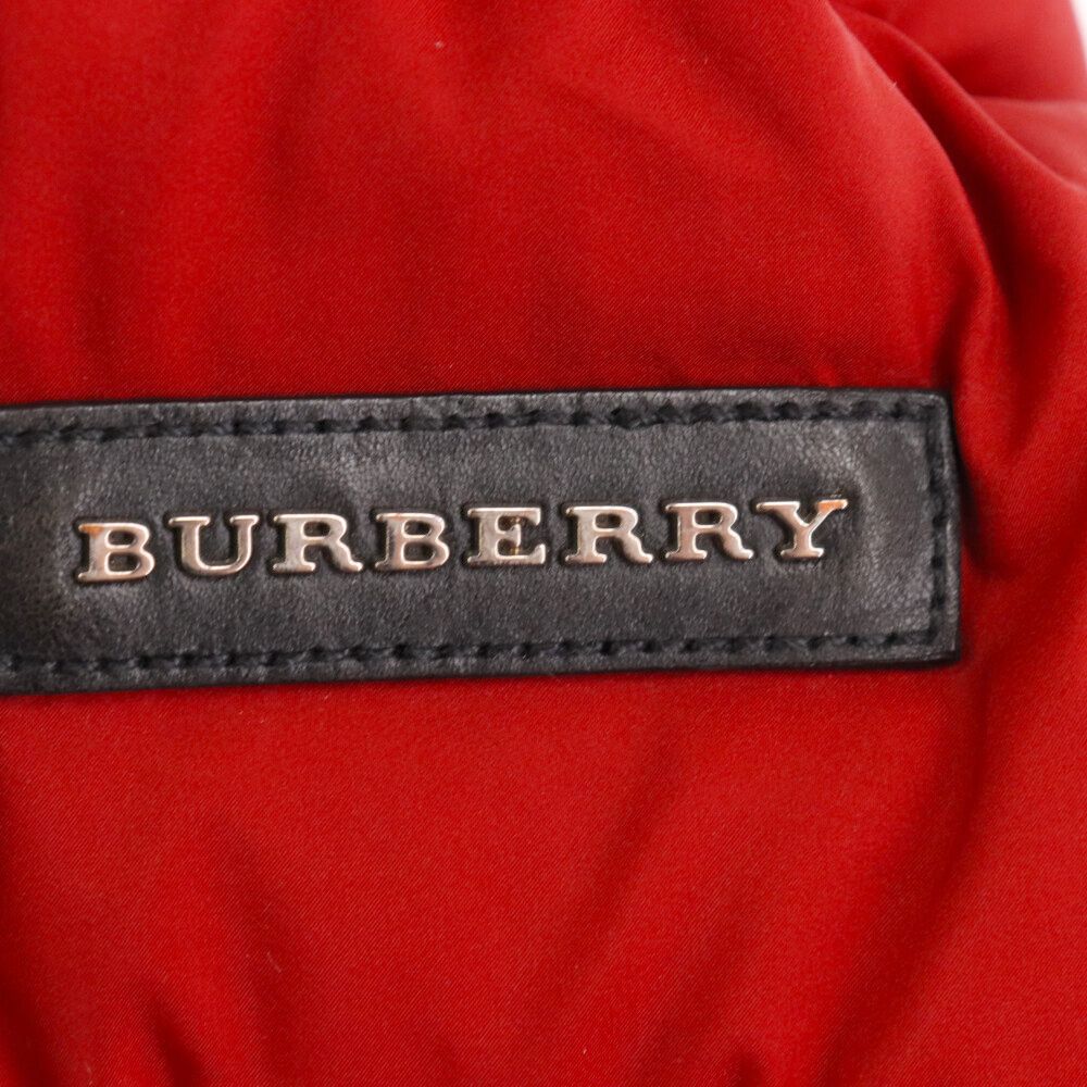 BURBERRY (バーバリー) ロゴワッペン付きダウンジャケット フード  