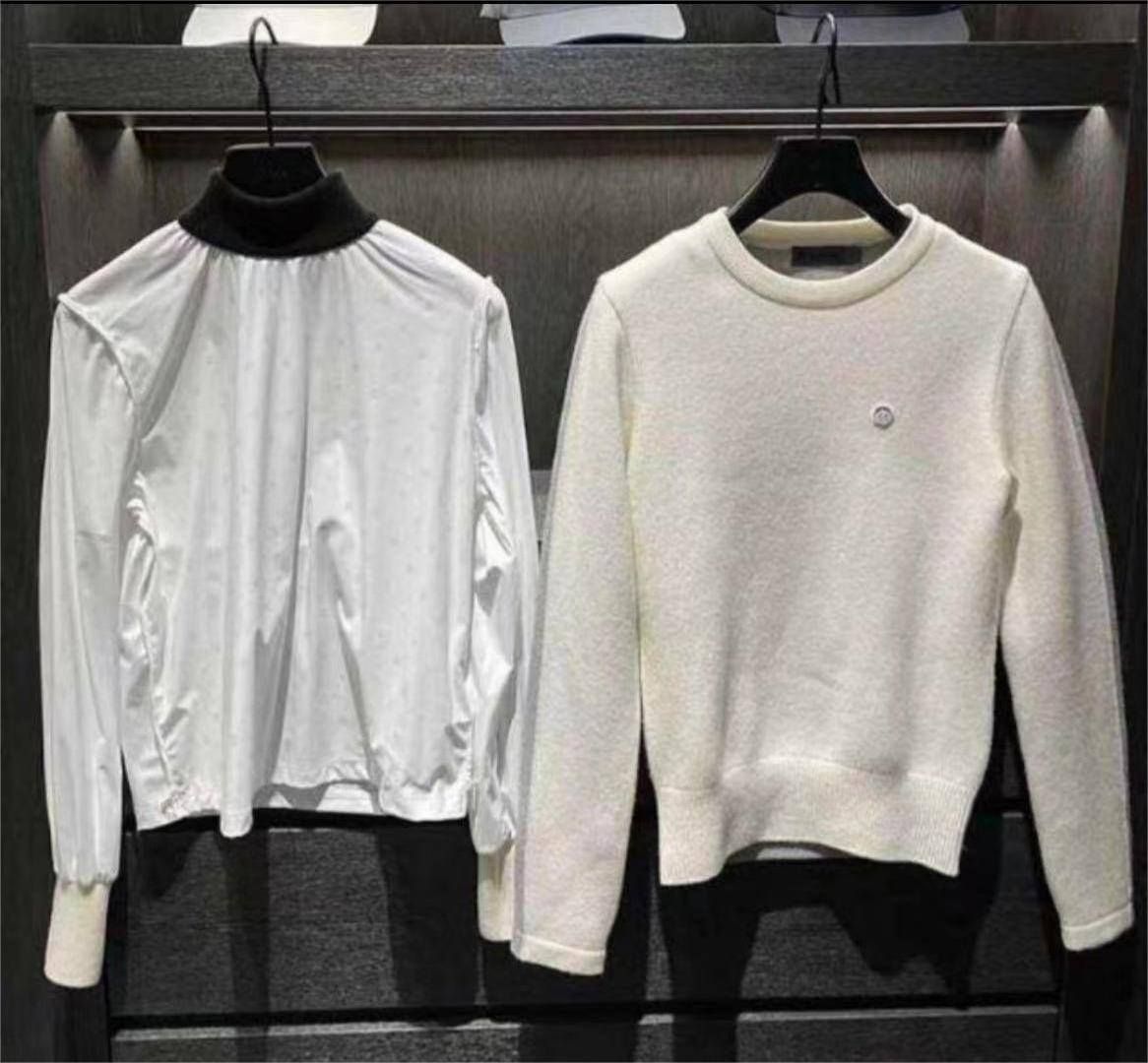 ジーフォア GFORE ゴルフ メンズ 長袖 セーター ニット裏地付き 厚手  