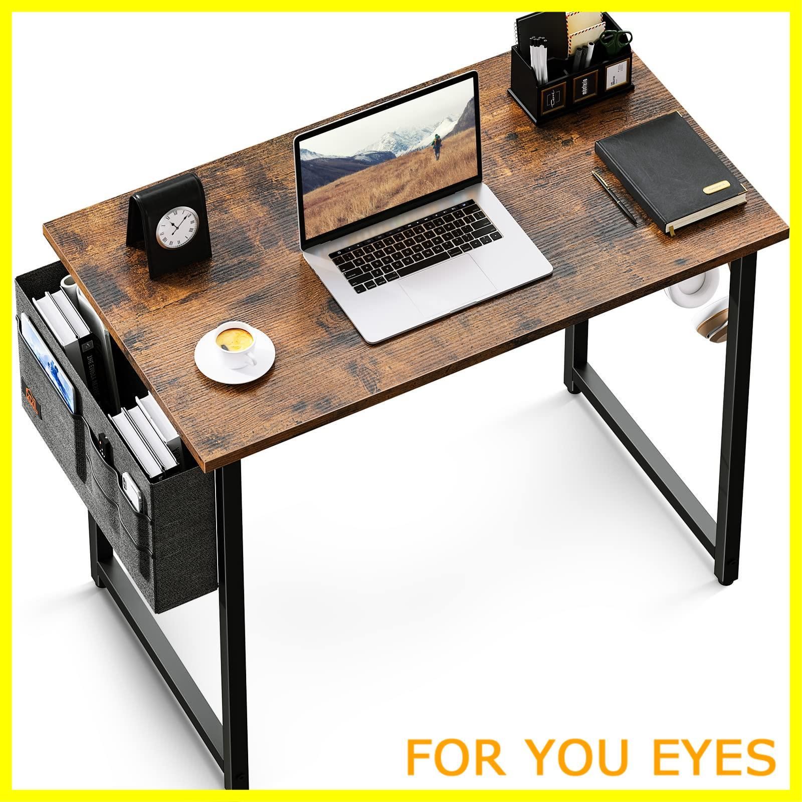 ☆売れました！☆ 新着商品】KKL デスク パソコンデスク 収納袋付き 幅80cm×奥行50cm