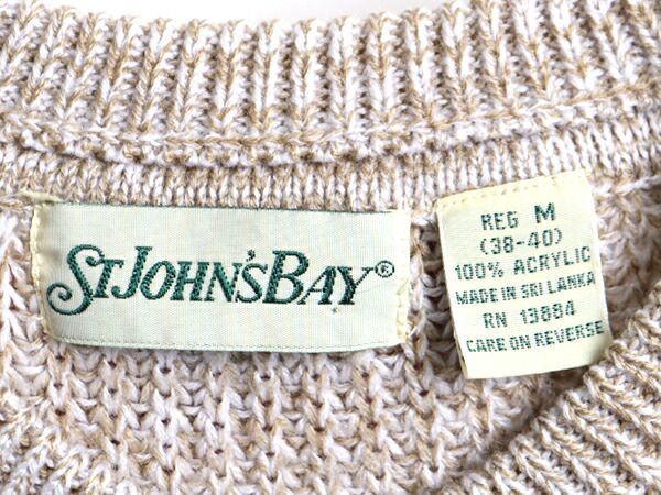 90s オールド ■ ST JOHN&#39;S BAY 長袖 アクリル ニット セータ 90s オールド □ ST JOHN'S BAY 長袖 アクリル ニット セータの