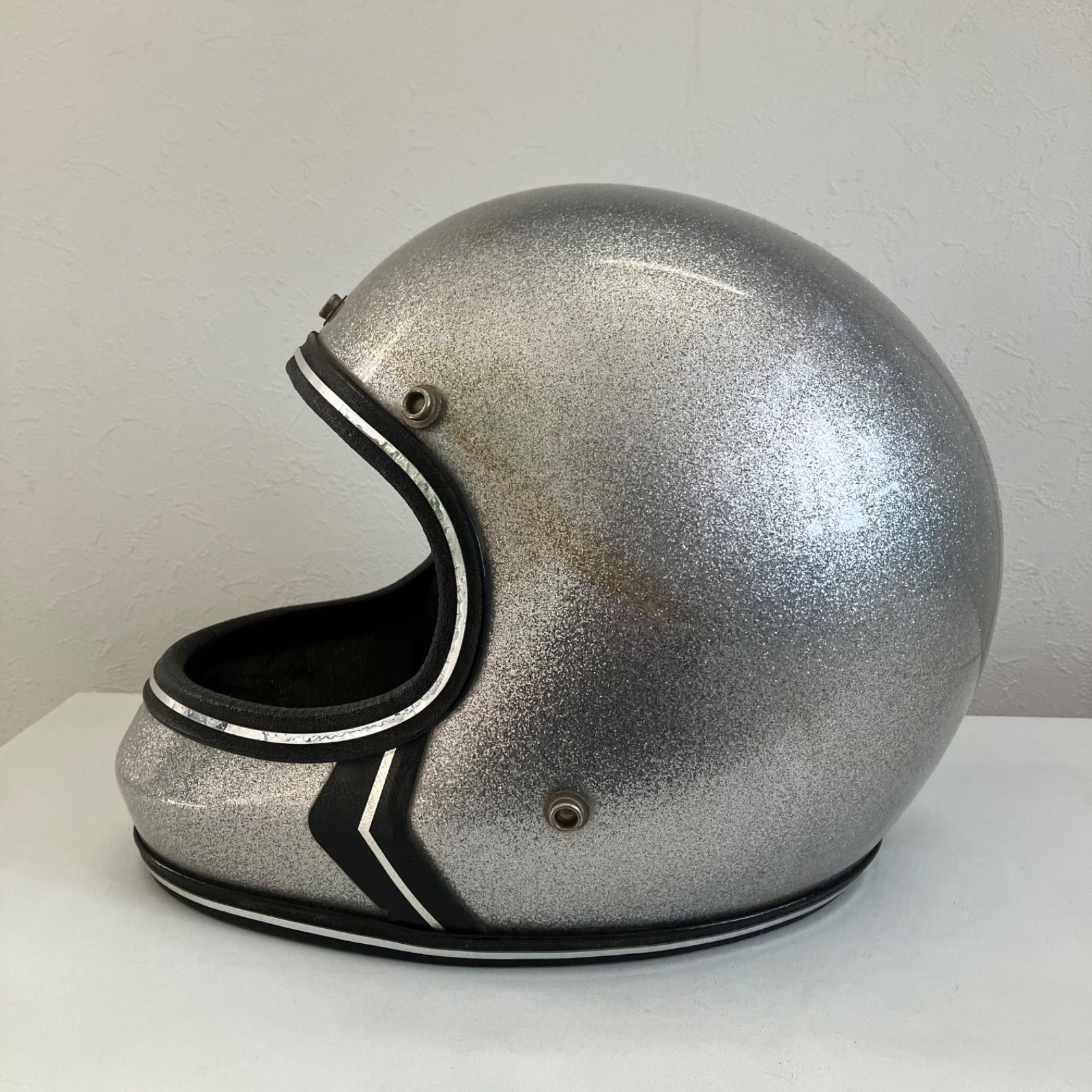 ビンテージヘルメット　フレークヘルメット　ラメヘルメット　60年代　70年代