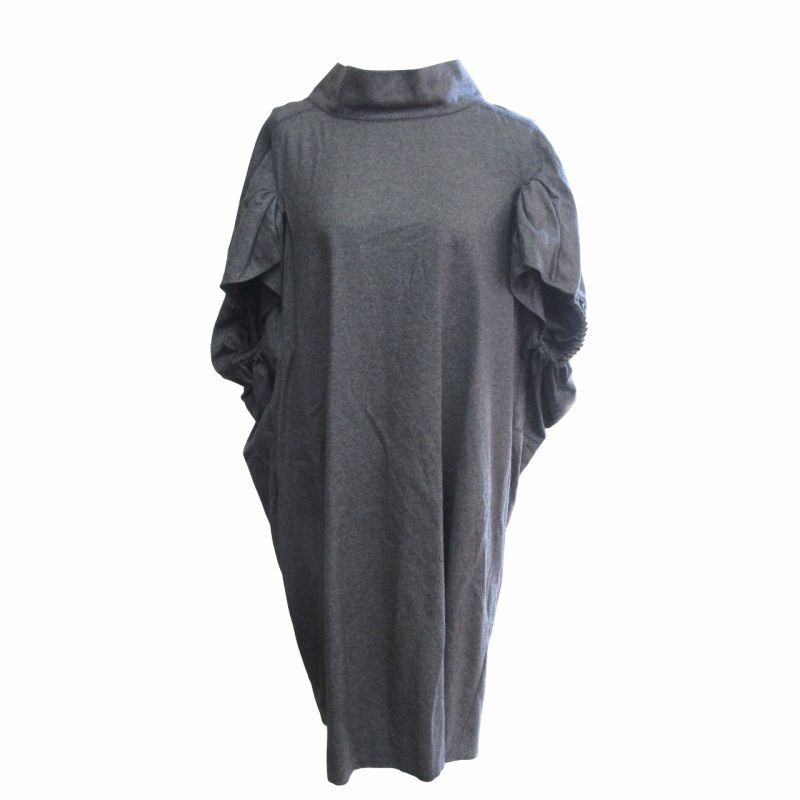 イヴサンローラン YVES SAINT LAURENT 07AW 美品 Wool midlength dress 