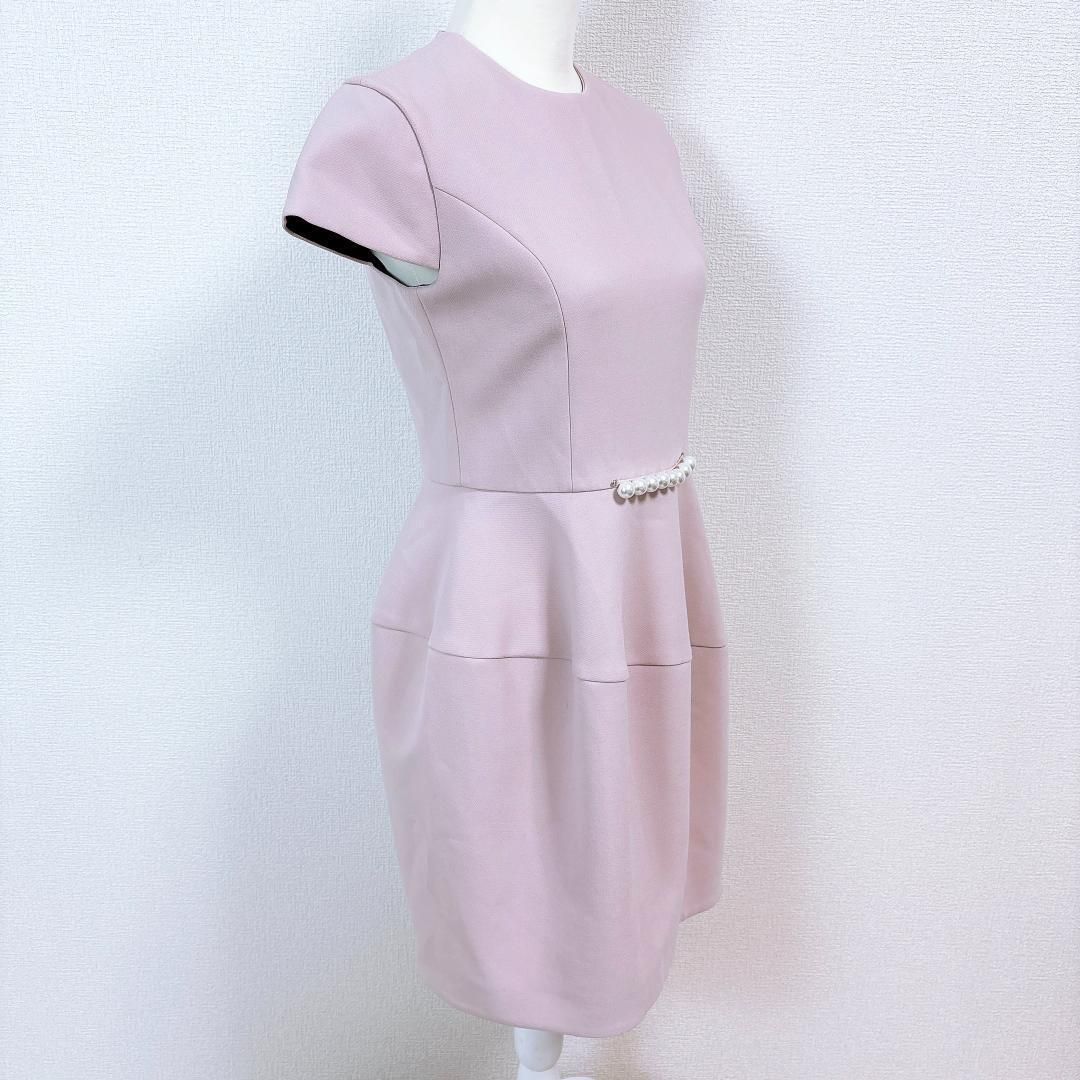 ヨーコチャン ウエストパールバルーンドレス ワンピース 40