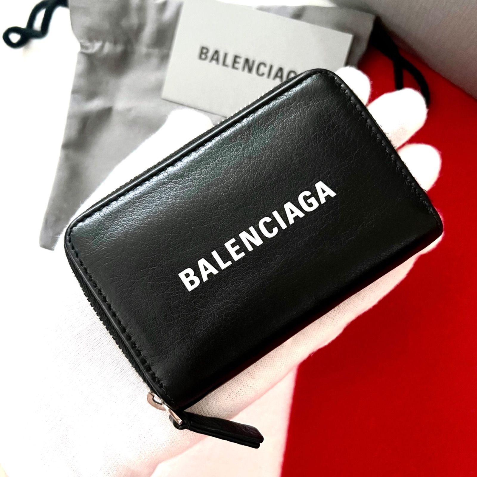 ✨美品✨バレンシアガ　グラフィティ　チェーンウォレット　ショルダー　レザー　黒 未使用級 バレンシアガ ショルダーバッグ 黒 ブラック レザー