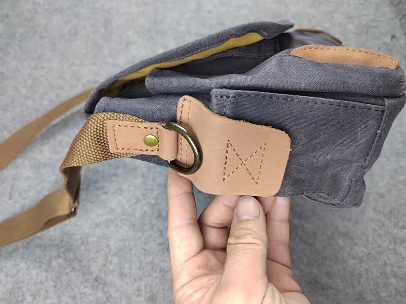 未使用 RRL ヴィンテージ キャンバス ショルダーバッグ メッセンジャーバッグ 未使用RRL ヴィンテージ キャンバス ショルダーバッグ