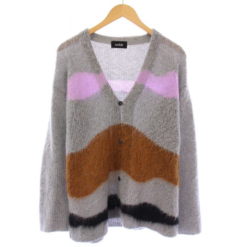 スドーク soduk drawing knit cardigan ドローイングニット