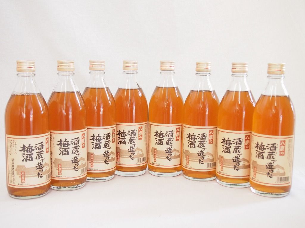 8本セット(八鹿の酒蔵で造った梅酒(大分)) 500ml×8本 【公式 