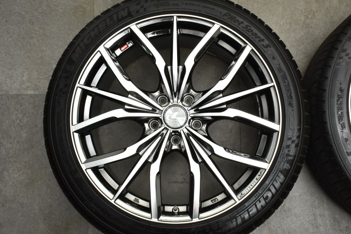 【海外製タイヤ 235/35ZR19】夏タイヤ【WORK SCHWERT SW1 ワーク シュバート 19インチ 8J5HPCD114.3+38】21年製 バリ溝　(VTN134) 海外製タイヤ 235/35ZR19】夏タイヤ【WORK SCHWERT SW1 ワーク