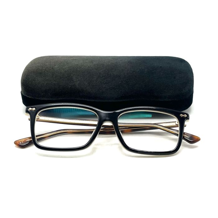 GUCCI グッチ ロゴ べっ甲 度付き プラスチック 眼鏡 eH0587N
