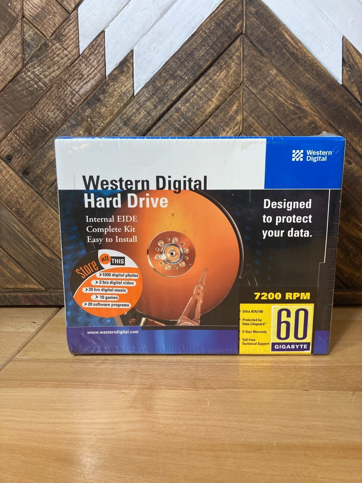 Western Digital ハードドライブ 60GB 7200 RPM WD600BBRTL 3.5 内蔵 IEDE