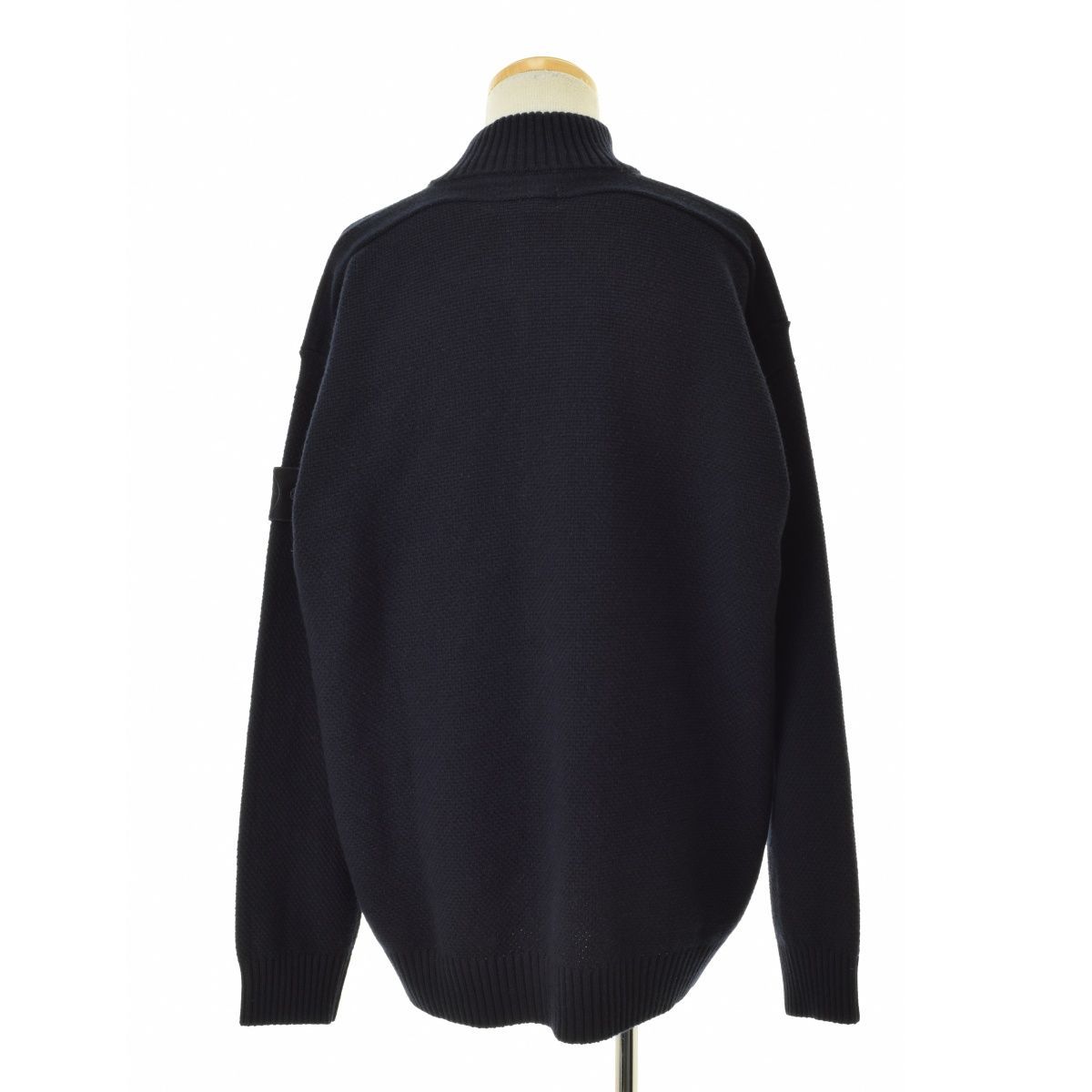 STONEISLAND】7915561FA V0020 GHOST PIECE ジップアップ ウールニット 