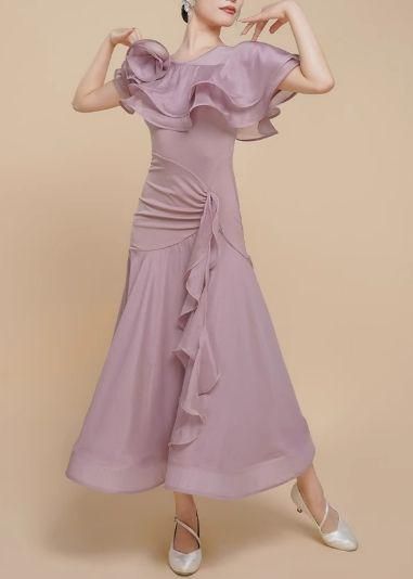 新作 社交ダンスドレス 半袖 モダンダンス フリル オーダーメイド 新作 社交ダンスドレス 半袖 モダンダンス フリル オーダーメイド