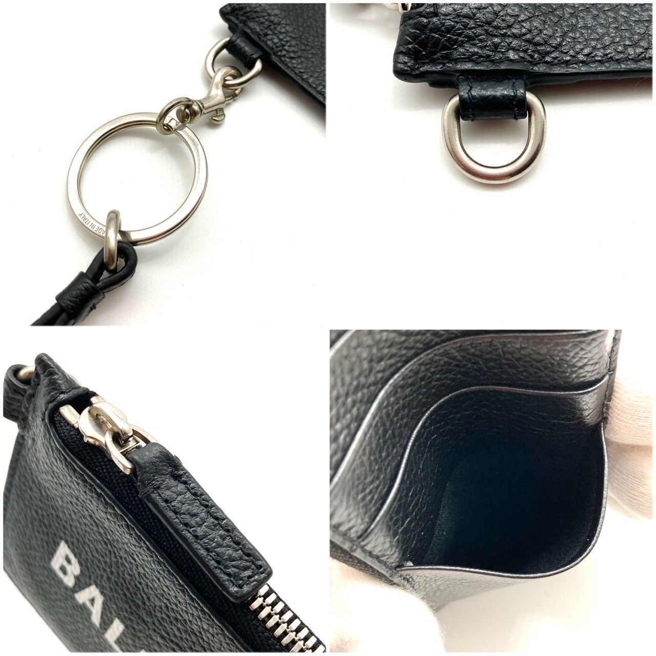 バレンシアガ フラグメントケース 小銭入れ レザー ブラック 70916 WWW_WOWDIGSITE_COM