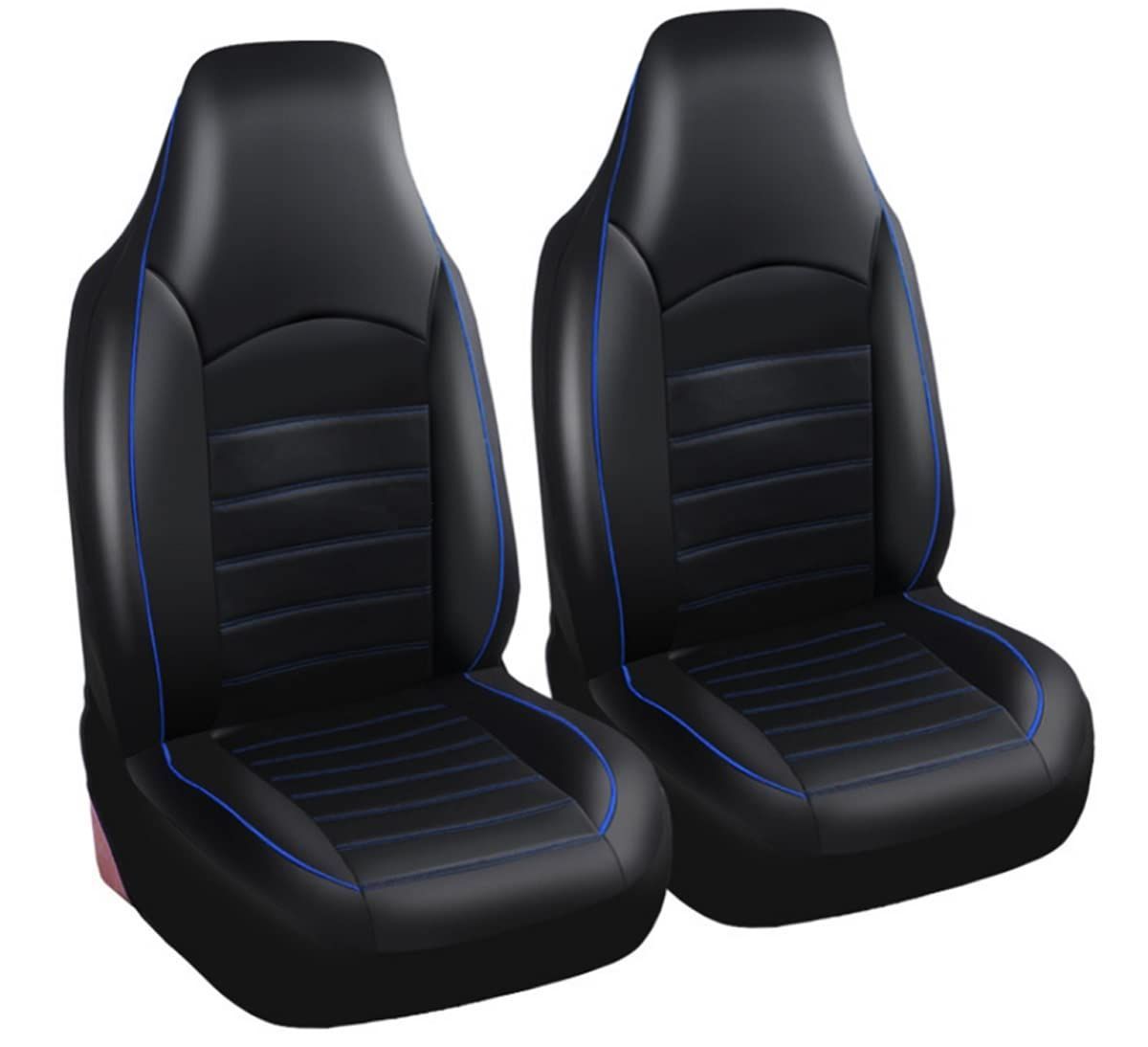 皮革 PU 合成 レザー セット シートカバー 助手席 運転席 普通 2座席 軽 前部 カバー 自動車 シート 汎用 「国内企業販売」