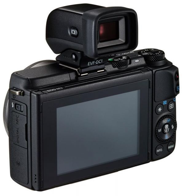 Canon EOS M3 ダブルレンズ、超広角レンズ、電子ビューファインダー