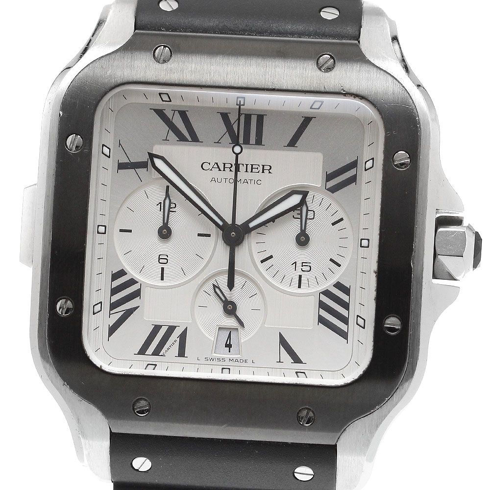 カルティエ CARTIER WSSA0017 サントス ドゥ カルティエ クロノグラフ 