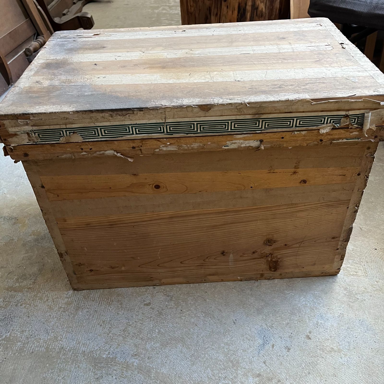 古道具】木製の茶箱 古家具 収納 レトロ - メルカリ