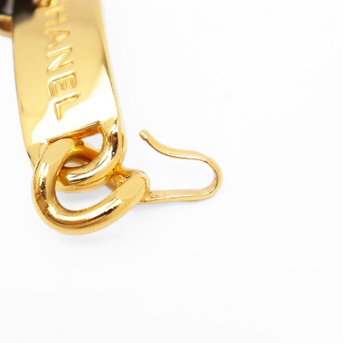 CHANEL/シャネル ココマーク 希少 ロゴ チェーン ベルト a_083 CHANEL シャネル ココマーク 1982 チェーン ベルト レッド 美品
