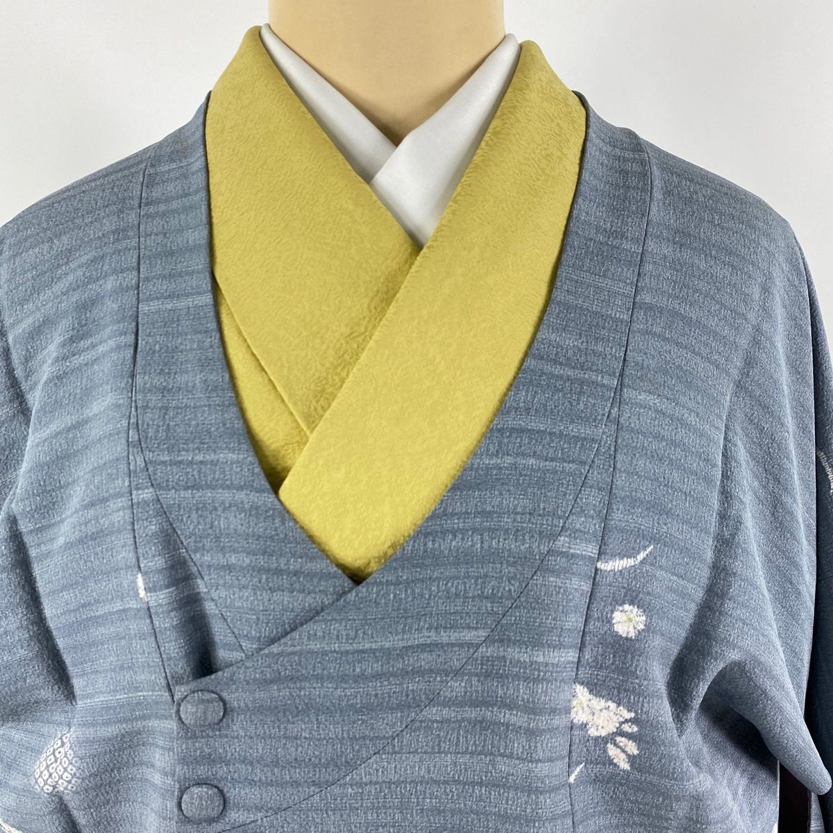 刺繍 金駒刺繍 金彩 鮫小紋 道行コート 着物 035a p 金糸刺繍や 刺繍 金駒刺繍 金彩 鮫小紋 道行コート 着物 035a p 金糸刺繍や