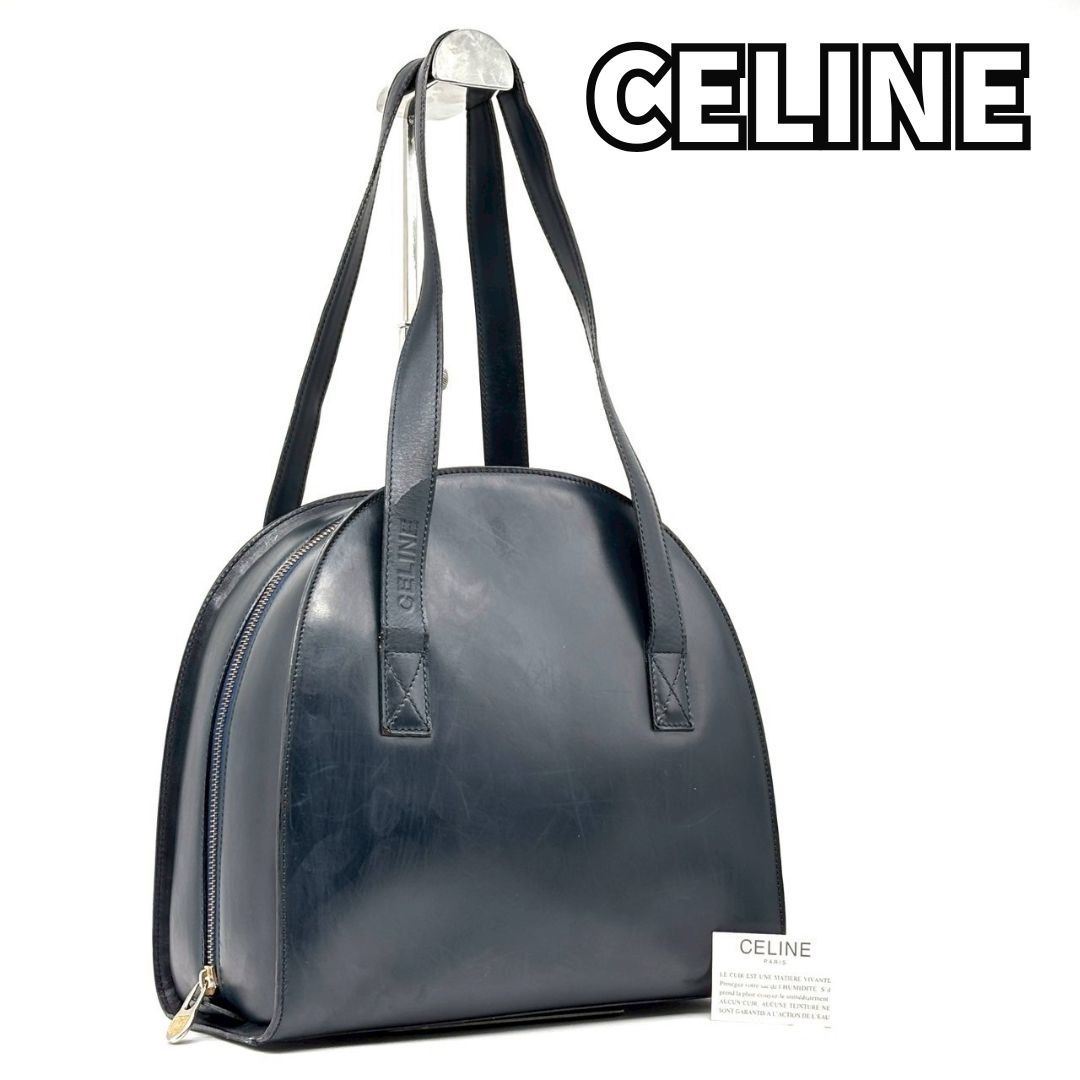 曲線が品を宿す】 CELINE セリーヌ オールドセリーヌ ドーム型 ワン 