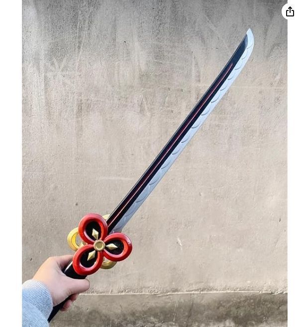 模造刀　短刀　小刀　武具　コスプレアイテム 原神 千織の刀 短刀 2点セット 70CM 武器 PU製 剣 刀 武器