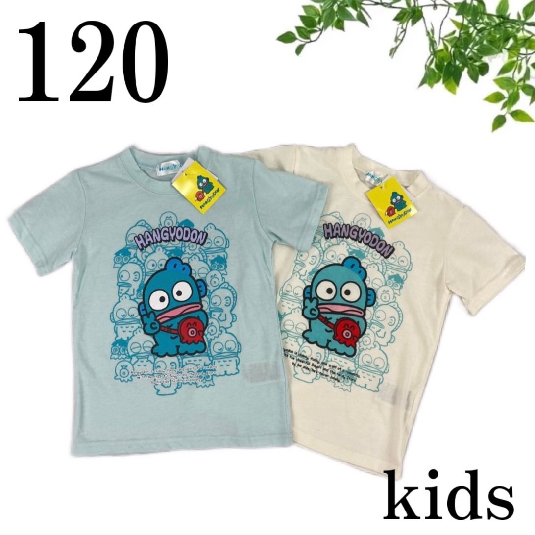 新品＊ ハンギョドン Tシャツ 2枚セット 120サイズ ホワイト ブルー