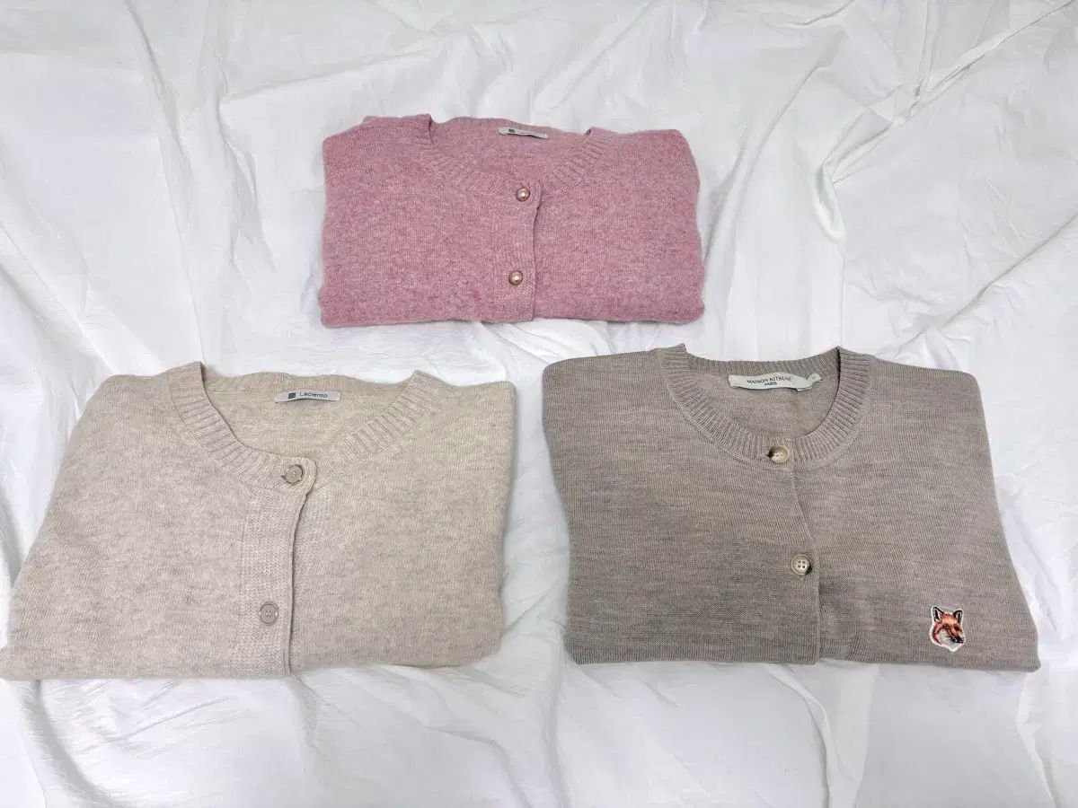 Maison Kitsuné(メゾンキツネ) カーディガン ＆ モヘア キツネ