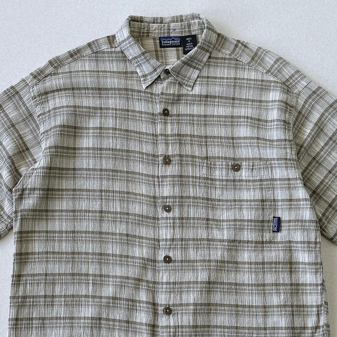 patagonia パタゴニア 1998年 シアサッカーシャツ ポルトガル製