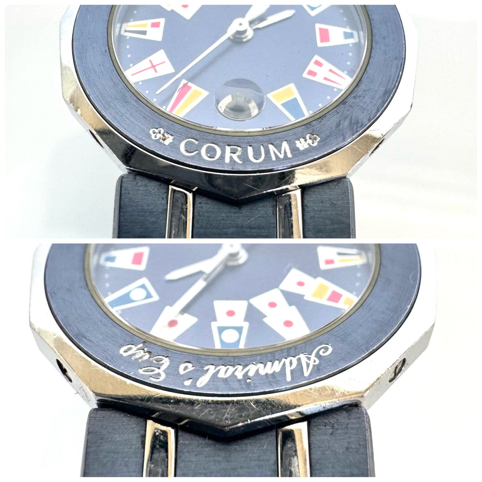 コルム アドミラルズカップ デイト クォーツ レディース 腕時計 ブランド 美品 Amazon.co.jp: (コルム)CORUM アドミラルズカップ メモタイム