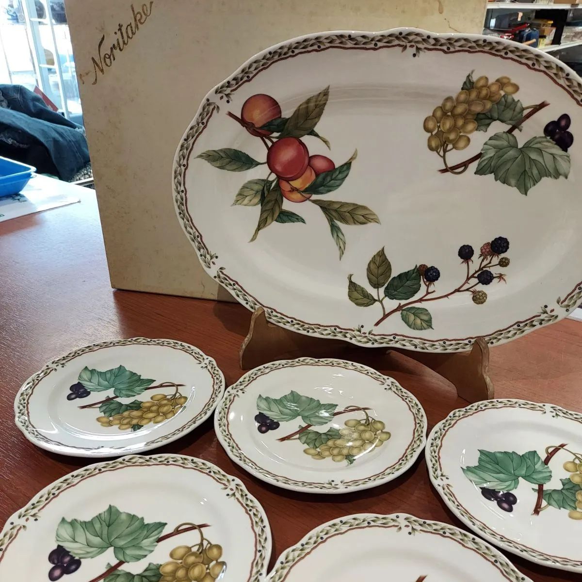 ノリタケ オーチャードガーデン 27.5cmプレート 大皿 6枚セット