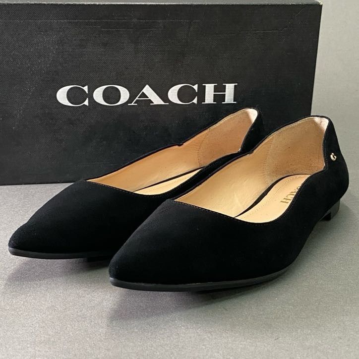 6d15 《未使用品》 COACH コーチ VIERRA SUEDE SKIMMER 6d15 《未使用品》 COACH コーチ VIERRA SUEDE SKIMMER
