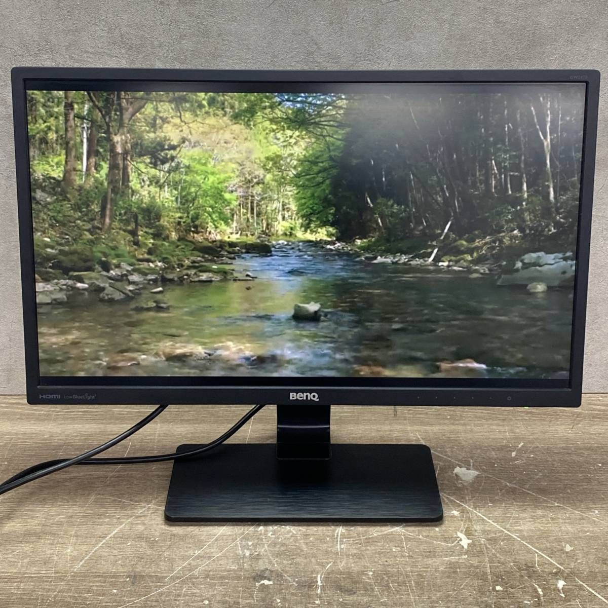 2019年製 BenQ/ベンキュー 23.8型/インチ 液晶モニター GW2470-B GW2470HL 非光沢パネル ディスプレイ 電源コード付 動作確認済 (19) 菊TK