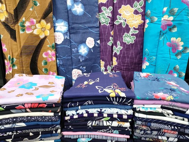 浴衣まとめ売り　高級浴衣綿紅梅あり　着用可能 リメイクにも 浴衣まとめ売り 高級浴衣綿紅梅あり 着用可能 リメイクにも 着物