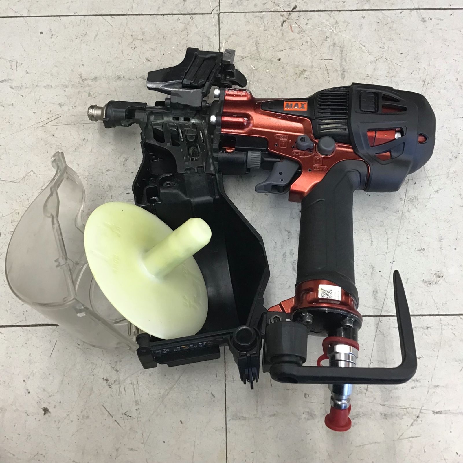 MAX 高圧 HN-50N3(D)-G クールグレー 新製品】MAX 高圧ロール釘打ち