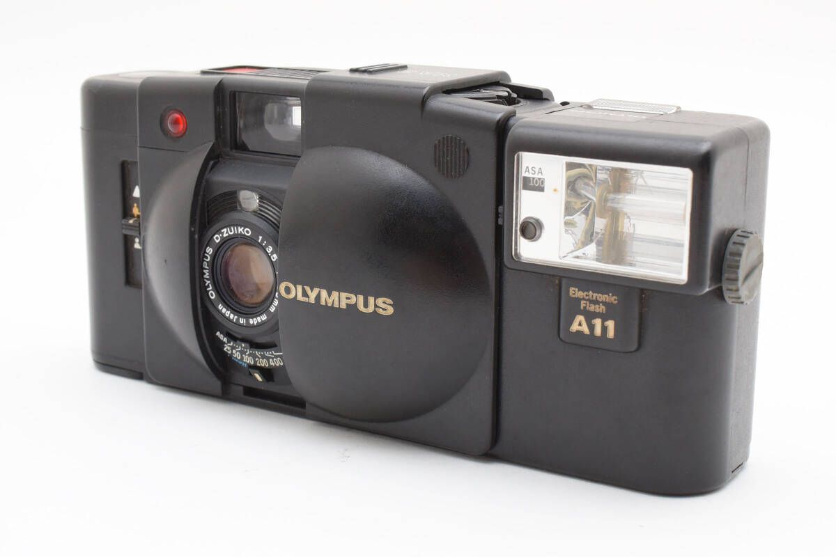 も*も様 オリンパス　OLYMPUS XA2+A11 OLYMPUS - OLYMPUS オリンパス XA2 A11 グレーの通販 by
