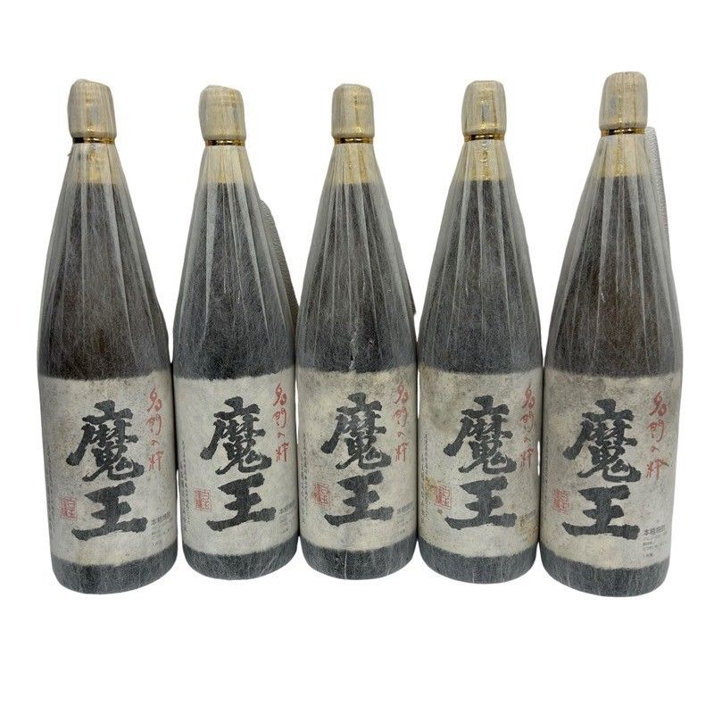 魔王 焼酎 1800ml 5本セット □□プラケース発送□□ 魔王入り焼酎セット（魔王1本＋白玉の露5本