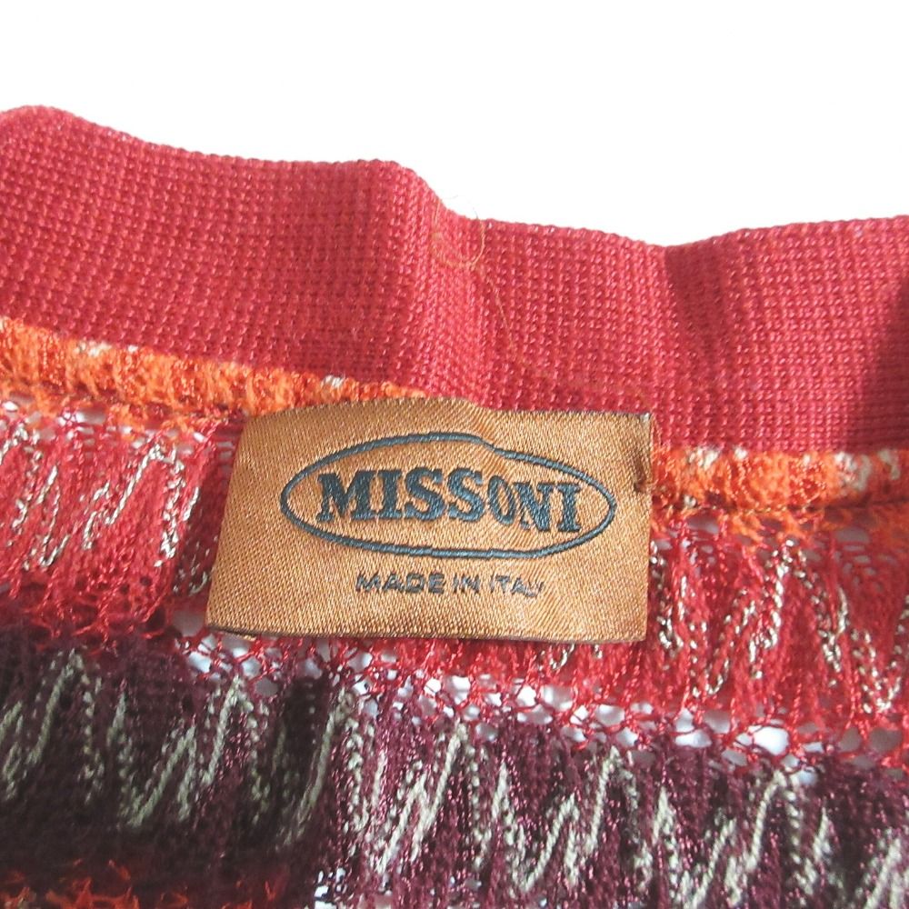 良品 MISSONI ミッソーニ シェブロン クロッシェ ニット