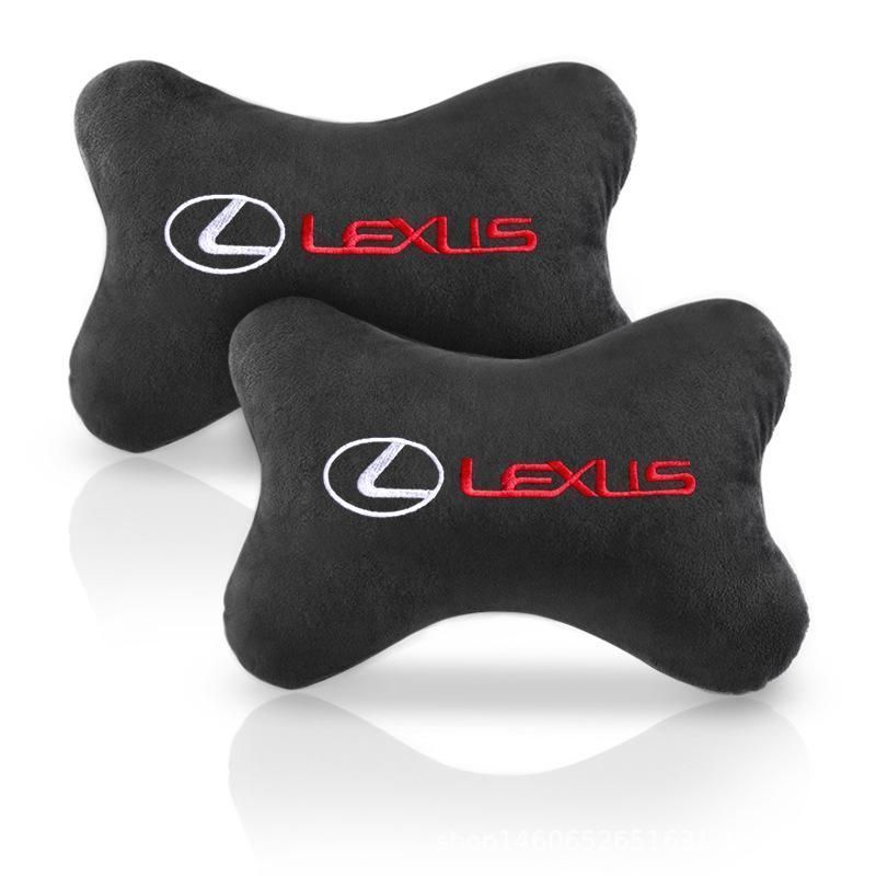 レクサス LEXUS車用 ネックピローネックパッド クッション ヘッドレスト ネックピロー ドライブ 頸椎を保護する 疲労防止 2個セット aaac qtm