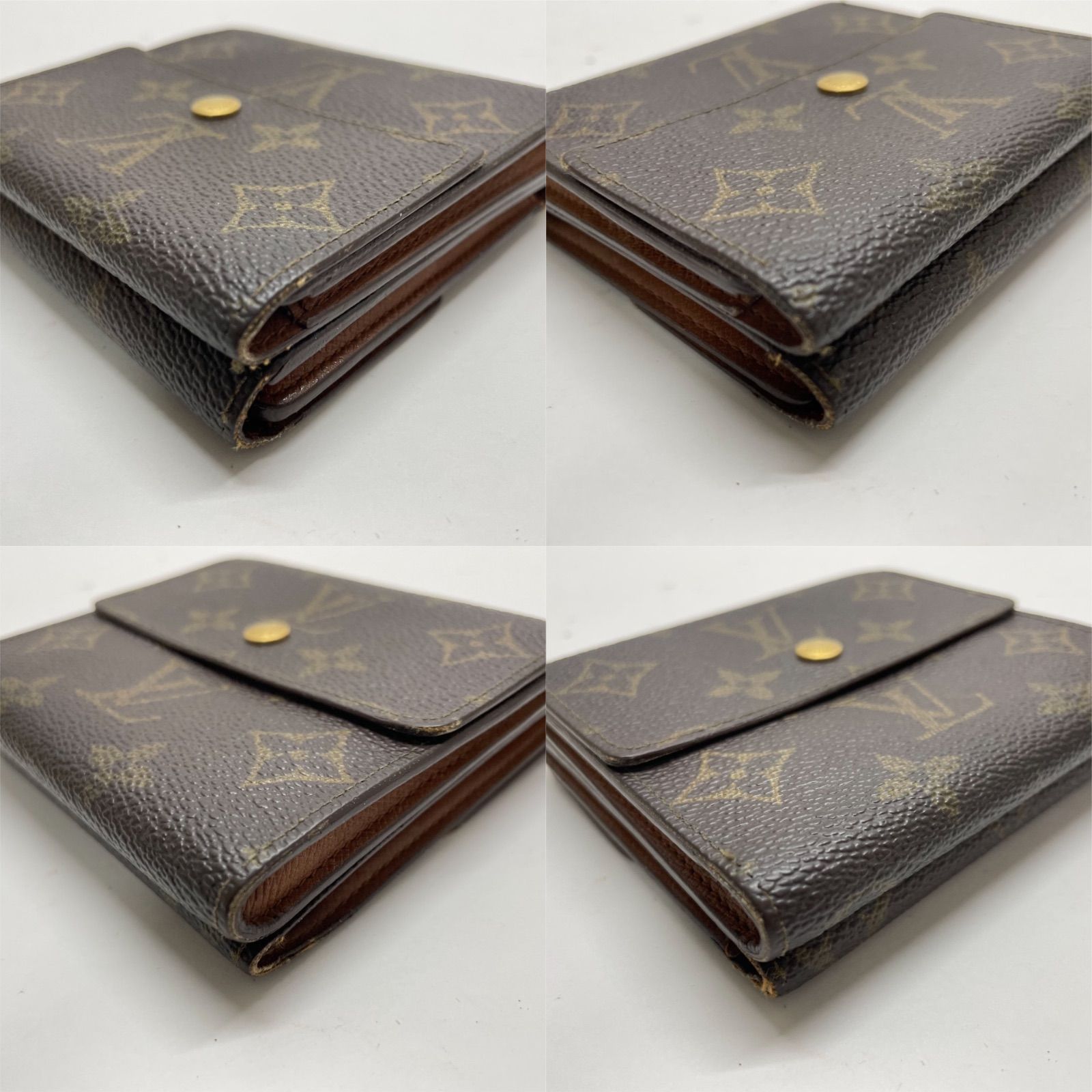 n32　エリーズ　モノグラム　ルイヴィトン　三つ折り財布　Wホック LOUIS VUITTON ルイヴィトン 三つ折り財布 モノグラム Wホック