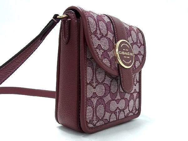 □新品同様□ COACH コーチ C8321 シグネチャー キャンバス×レザー