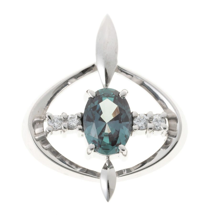 クレサンベール / CRESCENT VERT ペンダント K14WG 再結晶  