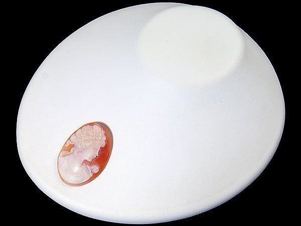 【海】カメオルース　貝シェル　貴婦人彫刻　４点セット　縦約５５ｍｍ 海】カメオルース 貝シェル 貴婦人彫刻 4点セット 縦約55mm